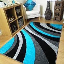 Teal blue knitted pouffe from our well designed large collection of pouffes and cubes is made up of 100. Medium Size Black Teal Silver Grey Soft Modern Design Rug 120x170cm Modern Rug Design Turquoise Living Room Decor Rugs