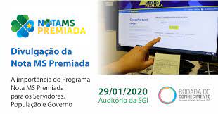 O resultado do programa nota ms premiada é positivo. Divulgacao Da Nota Ms Premiada Sympla