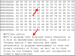 Text (ascii / ansi) binary. Definition Of Hex Editor Pcmag