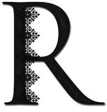 Glamorous Lady Letter R Alphabet Stencils Lettering Alphabet Lettering Fonts