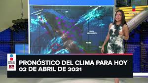 El tiempo pronostico para las proximas horas. Clima Para Hoy 2 De Abril De 2021 Youtube