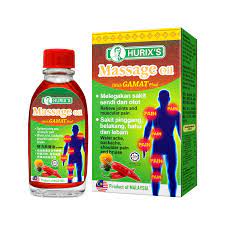 Dxn gano massage oil 75 ml with freegift. Hurix S Massage Oil With Gamat Plus