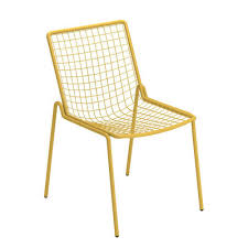 Stückpreis 20 alle 4 zusammen 60. Stapelbarer Stuhl Rio R50 Von Emu Gelb Made In Design