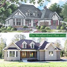 weatherford plan 1053 rendering to reality house plans custom home builders building a house