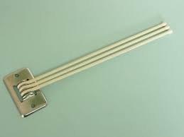 Ace hardware swing arm kitchen towel rack. Vintage Swing Arm Kitchen Laundry Bath Towel Rack White Rubber And Metal Three Arm Towel Rack Tea Towel Holder Bar Bath Towel Racks Towel Rack Vintage