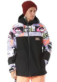Quiksilver Sycamore Anniversary Snowboard Jacket For Men Black