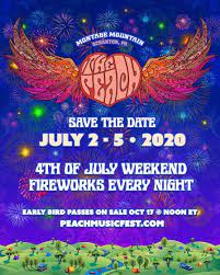 A new music festival, go live!, is launching in newcastle in 2021. The Peach Music Festival To Take Place Over July 4th Weekend In 2020