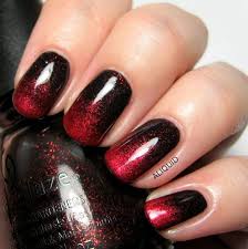 Black And Red Design Nails 45 Stylish Red And Black Nail Designs 2017 Red Ombre Nails Ombre Nail Art Designs Black Ombre Nails