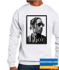 Photographed by willy vanderperre and styled by olivier rizzo, each. Asap Rocky Dior Nice Looking Sweatshirt