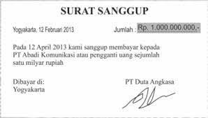 Institution) yang diatur dalam surat keputusan menteri keuangan no.606/kmk/1995, tanggal 19 desember 1995, yang pada intinya perusahaan pembiayaan dalam menerbitkan. Pengertian Surat Sanggup Bayar Ilmu Ekonomi Id