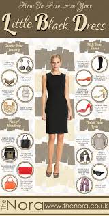 How To Accessorize Your Little Black Dress Infographic Accessorize Black Dress Black Dress Accessories Little Black Dress Outfit