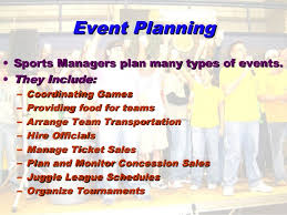 Unit 3 Sport Facility Management And Event Planning