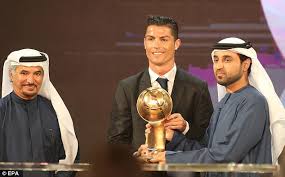 — globe soccer awards (@globe_soccer) december 27, 2020. Ronaldo Wins Best Player At Dubai Globe Soccer Awards Your Dubai Guide