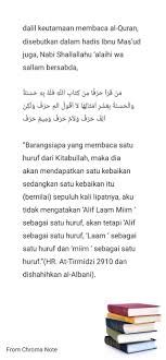 Ini kerana 2 kelebihan yang ingin kita dapatkan iaitu: Mendapat Sejuta Kebaikan Dari Membaca Al Quran Steemit