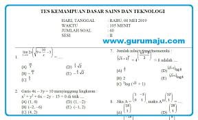Soal Sbmptn Kedokteran Cara Golden