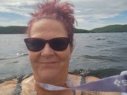 Getting my swimming fix in the Lakes of Canada right now 😍