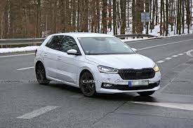 The škoda fabia is a supermini car produced by czech manufacturer škoda auto since 1999. All New Skoda Fabia Prototype Spotted Testing With Vision Rs Concept Styling Carscoops