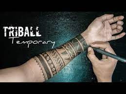 Gambar tato tangan simple keren tattoos ideas. Desain Tato Simple Di Tangan Tribal Tato Youtube