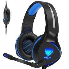 Sl 100 Xbox One S Ps4 Stereo Gaming Headset Lightweight Over Ear Headphones With Mic For Xbox 1 Playstation 4 L Gaming Headset Ps4 Headset Gaming Headphones