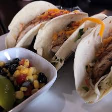 Me and karina, my oldest daughter love fish, but my. Minnesota St Cloud Granite City Food Brewery Bbq Pork Waffle Citrus Salmon Salad And Chicken Tinga Tacos