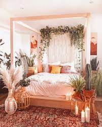In Love With This Interior Obsessed With Canopy Beds At The Moment So This Is A Big Yes From Me Small Bedroom Interior Canopy Bedroom Bedroom Decor