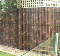 How to Install a Framed Bamboo Friendly Fence - YouTube
