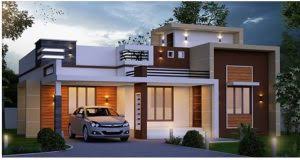 This modern single storey house design has three bedrooms and two toilet and baths. 1300 Square Feet Single Floor Contemporary And Stylish Home Design Acha Homes