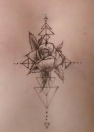 Geometric And Rose Tattoo Design For My Fiance Geometric Rose Tattoo Geometric Foot Tattoo Body Art Tattoos
