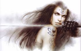 Guweiz, samurai, women, warrior, fantasy girl, fan art, drawing. Beautiful Fantasy Woman Warrior 2560x1600 Wallpaper Teahub Io