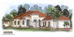 Spanish or mediterranean style house plans are most commonly found in warm climates where the clay tile roofs assist in keeping the home cool during the hot summer months. Essex House Plan Weber Design Group Naples Fl