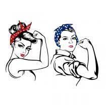 Image Result For Rosie The Riveter Free Svg Cricut Vinyl Silhouette Crafts Silhouette Images
