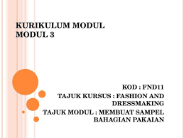 Tengku intan zaharah tarikh : Kurikulum Modul Modul 3 Ppt Powerpoint