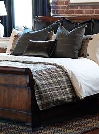 Small cotton tufts add texture to the comforter and shams of this boho chic bedding kit. 35 Awesome Bedding Ideas For Masculine Bedrooms Digsdigs