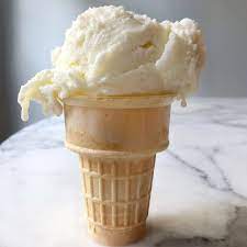 Classic Vanilla Ice Milk In A Cake Cone Vanilla Ice Milk Recipe Cake In A Cone Ice Milk