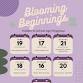Blooming Beginnings event image