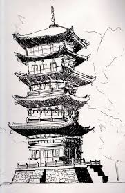 16 Drawings Of Japan Temple Drawing Japanese Drawings Japanese Temple Tattoo