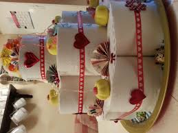 Hochzeits Torte Aus Toilettenpapier Als Geschenk Mit Geldscheinen Geschenke Basteln Geschenkideen