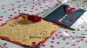 Funny fathers day card husband, card from daughter, fathers day card from kids, gift for him, greeting cards, dad birthday card gc232 by artruss on etsy. Romantic Handmade Birthday Card For My Husband Youtube