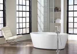 My problem is that when i rotate the handle to the hot side. Moen Arris Freestanding Tub Modern Bathroom Modern Bathroom Cleveland By Moen Houzz