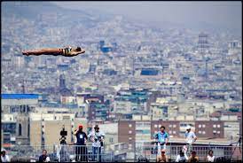 The location of the venue on a slope of the montjuïc hill gives a panoramic view of the. David Burnett S Photos Capture Olympic Glory Artnet News