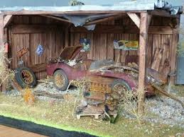 Dioramas Carros Antigos Incluindo Plymouth Fury E Outros Dioramas Plymouth Carros