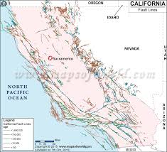 California Fault Lines Map Map California Lines