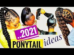 They maintain their simplicity while being extremely chic and even when your hair is not in the best condition, ponytails can be your saviors while looking extremely creative. 2021 Ponytail Hairstyles For Black Hair Black Women Hairstyle Ideas Series Lotus African Style
