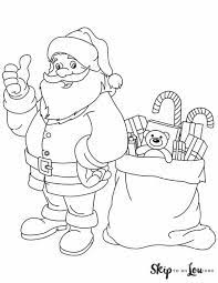 What would happen if santa met with an accident that rendered him incapable of delivering christmas gifts? The Best Santa Coloring Pages To Color This Season Skip To My Lou