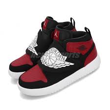 Details About Nike Sky Jordan 1 Ps I Bred Black Red White Kid Preschool Shoes Bq7197 001