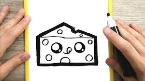 Disegni facili copiali a matita o con la biro portale bambini disegni facili imparare a disegnare disegni. Come Disegnare Un Formaggio Kawaii Disegni Facili Social Useful Stuff Handy Tips