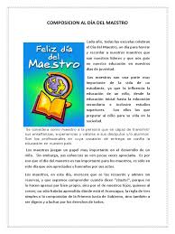 El invento de un cordobés que se volvió fecha internacional. Composicion Al Dia Del Maestro