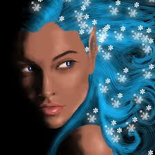 Find gifs with the latest and newest hashtags! Portrait Elf Woman Blue Free Image On Pixabay