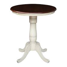 International Concepts 36 Tall Round Pedestal Dining Table Brown In 2020 Round Pedestal Dining Round Pedestal Dining Table Round Counter Height Table