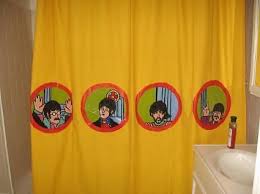 Yellow Submarine Shower Curtain Yellow Submarine Beatles Bathroom Beatles Decor